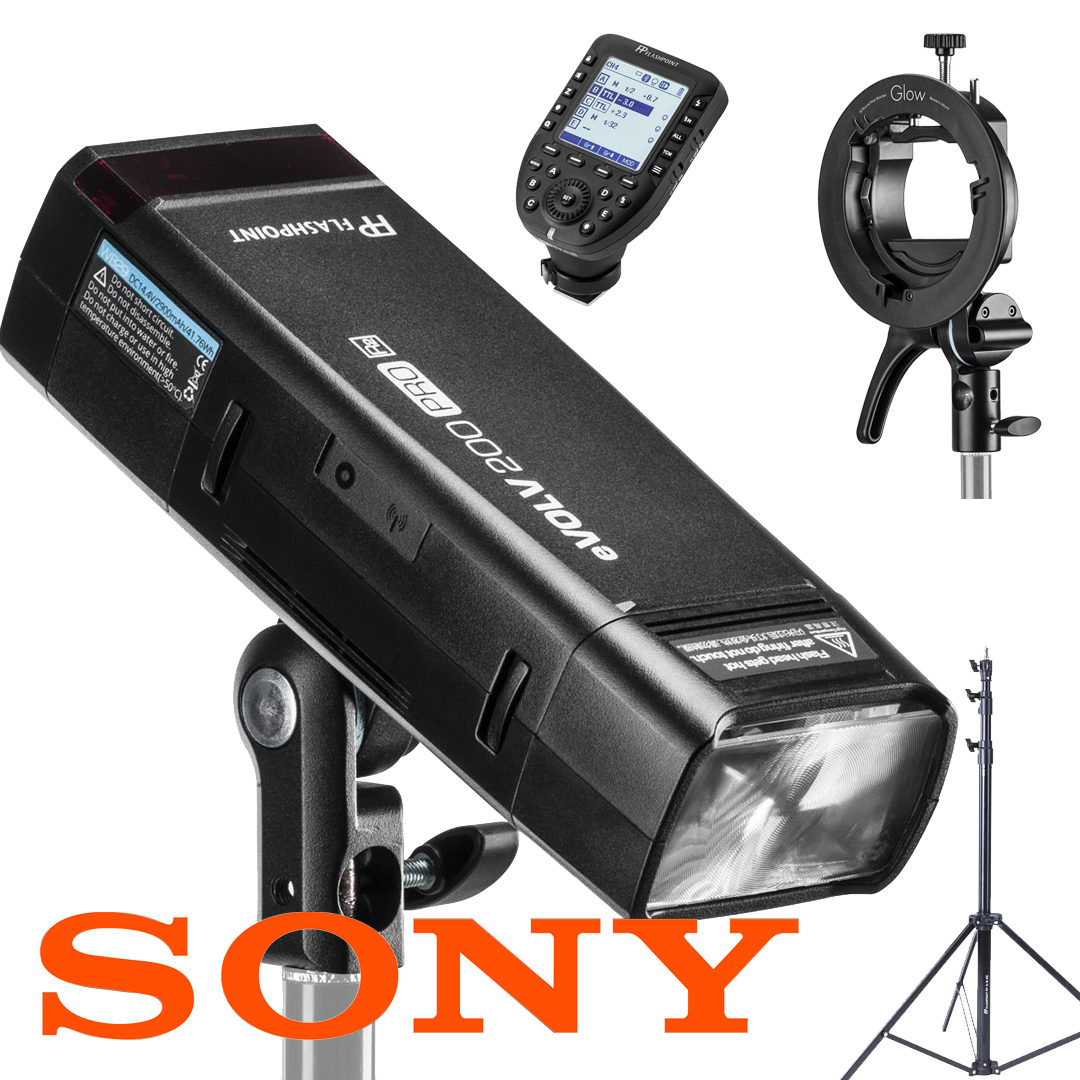 Flashpoint EVOLV 200 Pro TTL Pocket Flash - Godox AD200 Pro - For Sony
